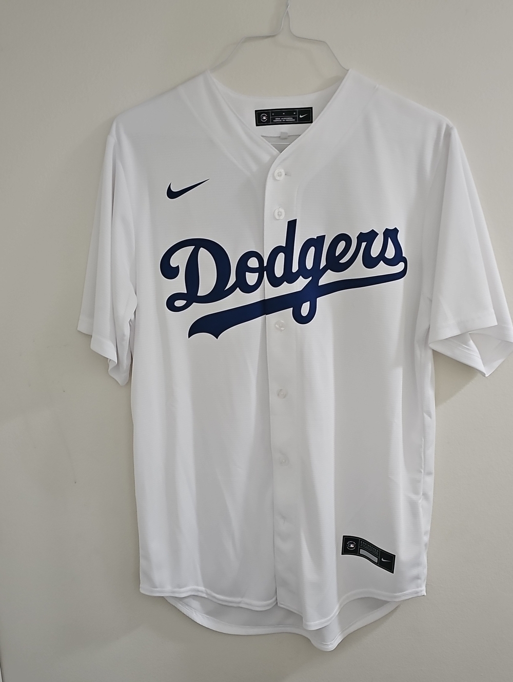 Nike Dodgers White Jersey